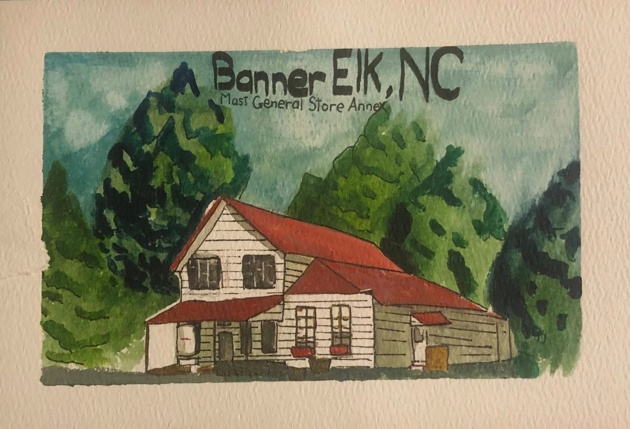 Banner Elk Watercolor